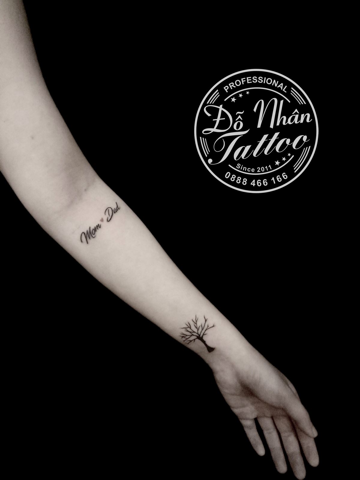 Hình xăm được thực hiện tại Đỗ Nhân Tattoo 201